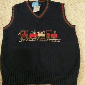 Boys holiday sweater vest
